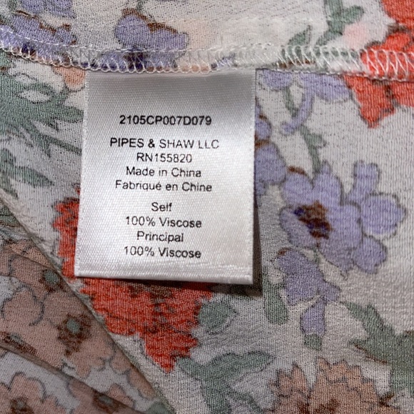 NWT VERONICA BEARD Zee Floral Minidress in Off White - Picture 11 of 14